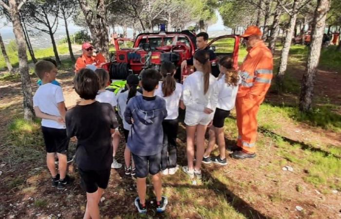 Antes de la temporada estival, los niños concienciados sobre los incendios forestales en Ventabren
