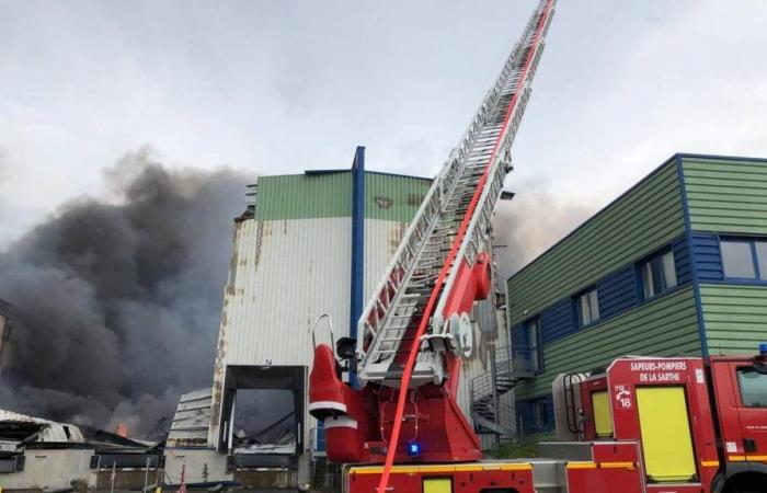 Incendio en curso en la empresa Celloplast en Mayenne: empleados evacuados