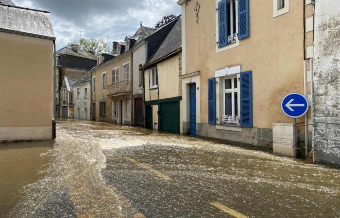 Mayenne y Maine-et-Loire en alerta roja, Craon bajo el agua