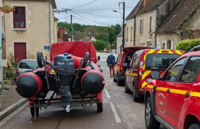 EN VIVO – Inundaciones en Nièvre: la línea SNCF Nevers-Bourges cortada, unas cuarenta casas siguen sin electricidad [Vidéos]