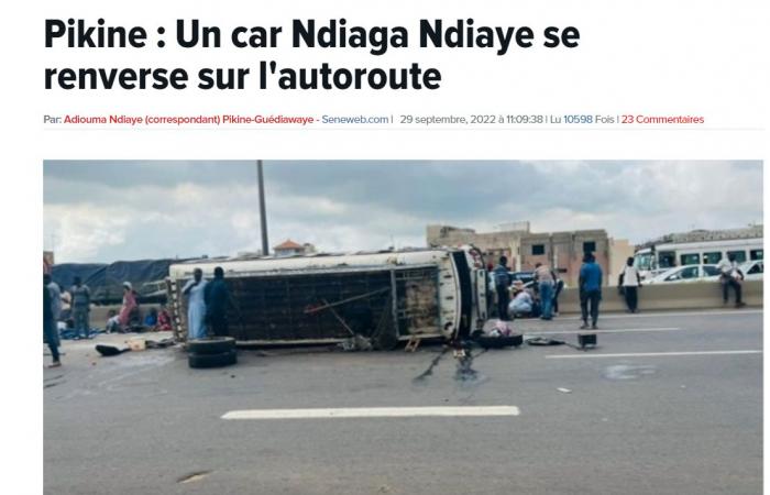 Senegal: esta imagen no tiene vínculo con el accidente ocurrido en Diamniadio el 2 de junio de 2024