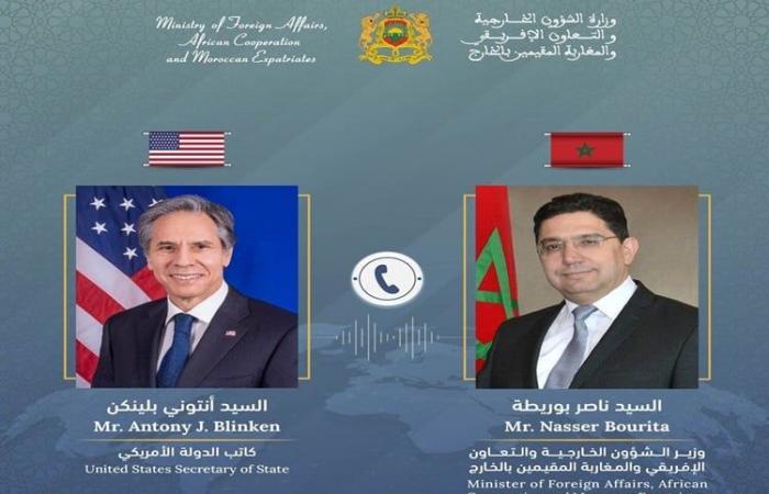 Entrevista telefónica entre Nasser Bourita y Antony Blinken