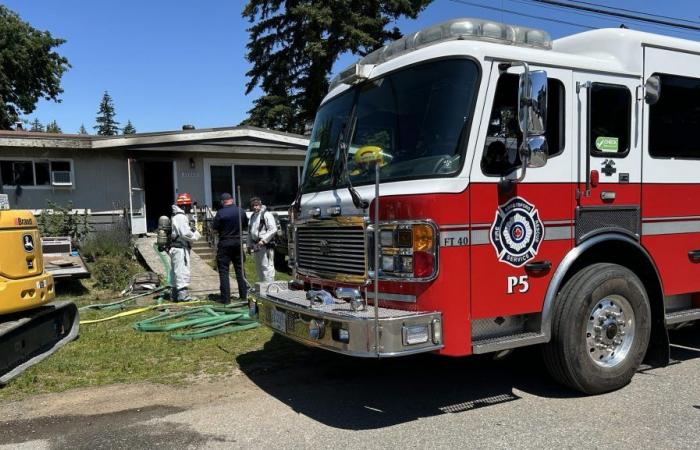 El incendio de una casa en Abbotsford a primera hora de la mañana mata a 1 y 2 personas críticas