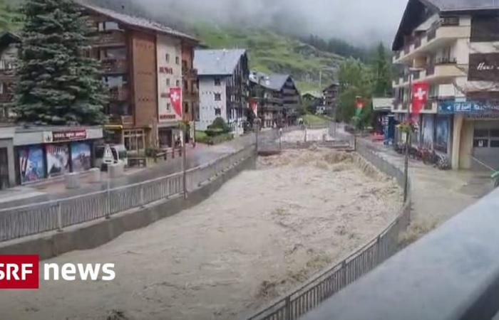 Starke Niederschläge – 230 Personen evakuiert: Unwetterlage im Wallis spitzt sich zu – Noticias