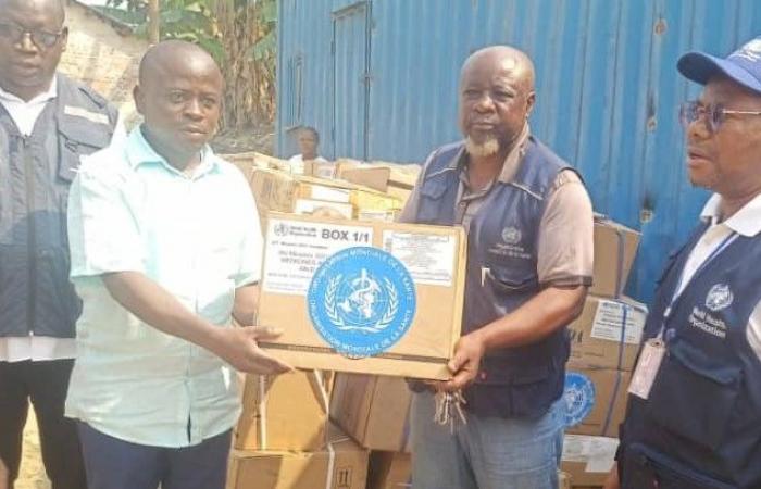La OMS entrega 63 kits contra el sarampión al DPS/Maniema