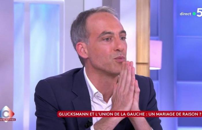 “Reducido a…”: Raphaël Glucksmann fuera de sí en C à vous, hace una revelación escalofriante