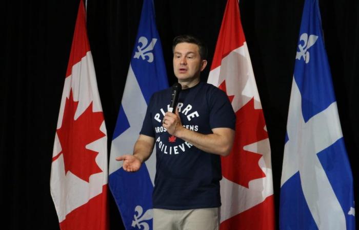Pierre Poilievre corteja a Rivière-du-Loup | Radio-Canadá