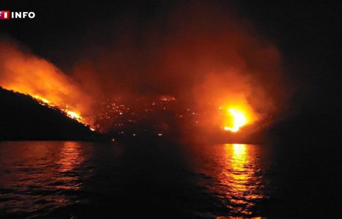 Grecia: polémica tras un incendio forestal provocado por fuegos artificiales disparados desde un yate