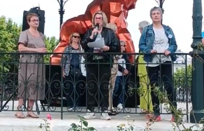 Bastia: la asociación “Mujeres Solidarias” de Córcega se manifiesta contra la extrema derecha