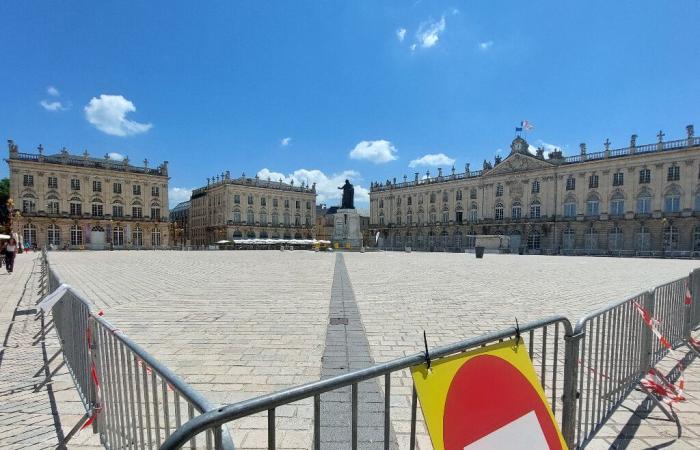 Nancy: por qué las barreras bloquean el acceso al centro de la Place Stanislas