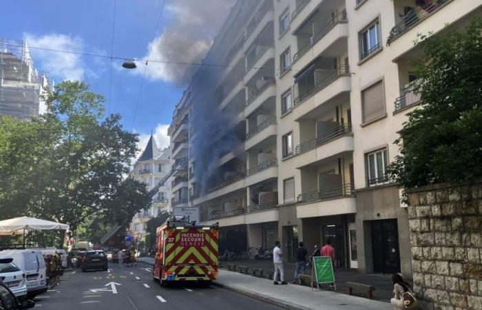 Ginebra: un apartamento destruido por un incendio en Florissant