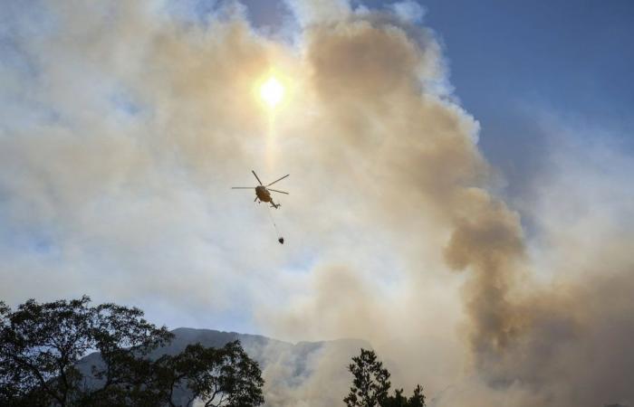 Cientos de evacuaciones, incluidos prisioneros, por incendios forestales