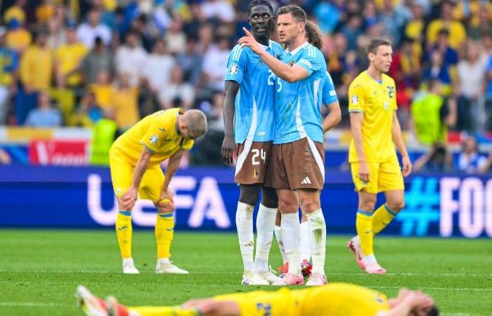 Fútbol: Un 0-0 que clasifica a los belgas y elimina a los ucranianos