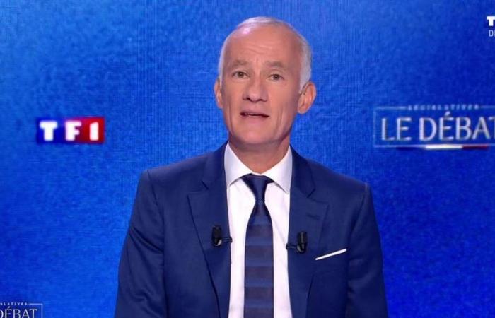La inesperada conclusión de Gilles Bouleau durante el debate TF1