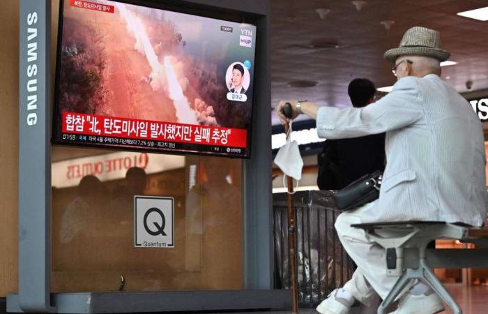 Corea del Norte disparó un nuevo misil balístico que falló, dice Corea del Sur