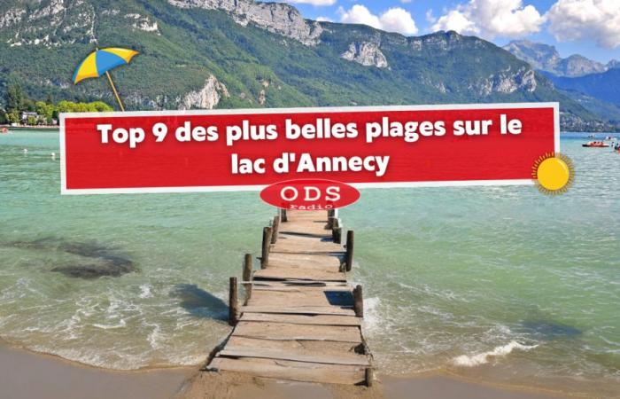 Top 9 de las playas más bellas del lago de Annecy