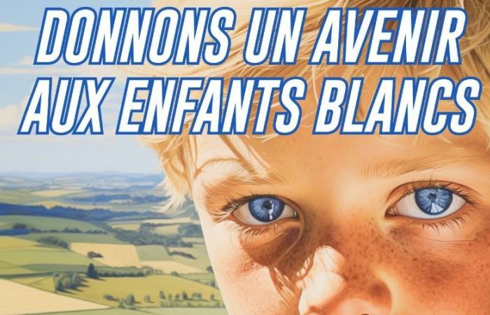Investigación tras un cartel de extrema derecha en Lorena que hacía referencia a los “niños blancos”