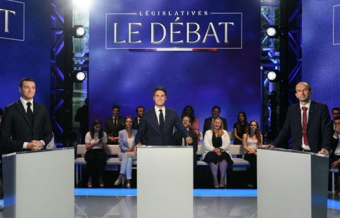 Francia: el candidato de extrema derecha muestra su confianza durante un debate a tres bandas | Elecciones legislativas francesas 2024