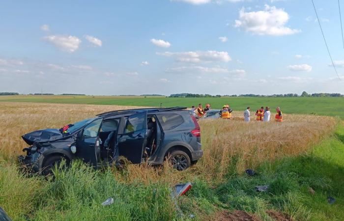 Cuatro heridos en el accidente entre Froissy y Crèvecœur