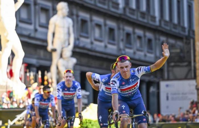 Remco Evenepoel, con mascarilla, habla antes del inicio del Tour de Francia: “No quiero vivir un segundo Giro”