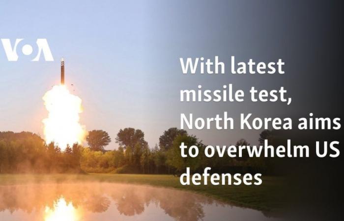 Con su última prueba de misiles, Corea del Norte pretende abrumar las defensas estadounidenses