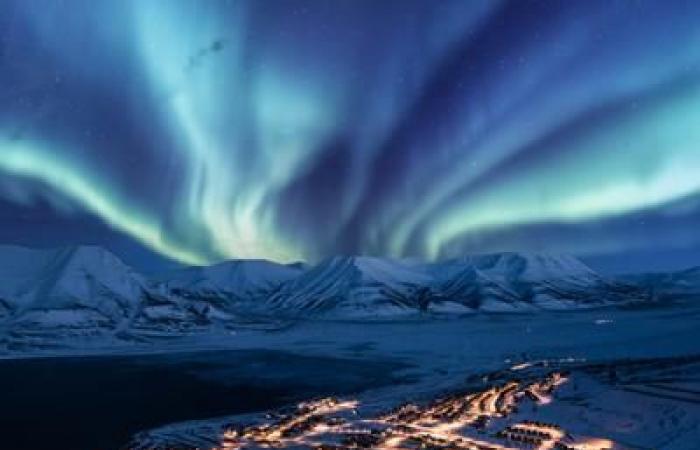 Aurora boreal extremadamente rara vista en Noruega