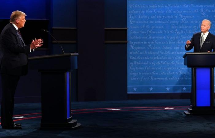 Estados Unidos: las reglas del debate de esta noche entre Biden y Trump