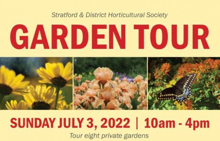 La Sociedad de Horticultura de Stratford y Distrito organizará una visita al jardín el 7 de julio.