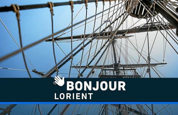 Fragata corsaria en el puerto, temperaturas en descenso, pequeño campeón de lectura: ¡Hola Lorient!