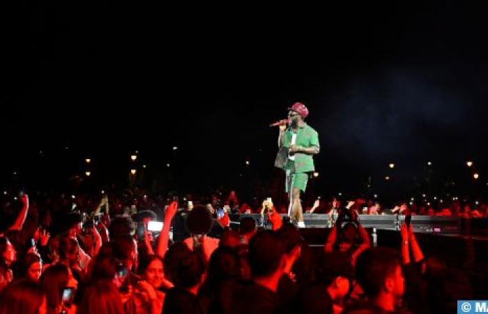 Mawazine 2024: la afrofusión de Burna Boy celebra la canción africana en su universalidad