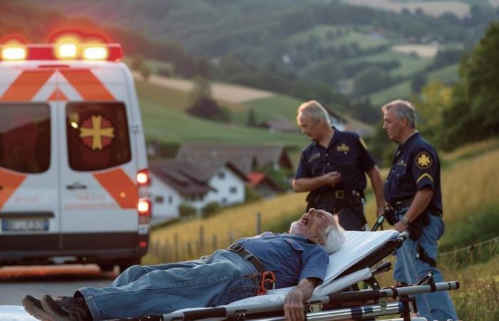 Un dramático accidente deja a un hombre de 75 años en absoluta emergencia en Normandía, Suiza