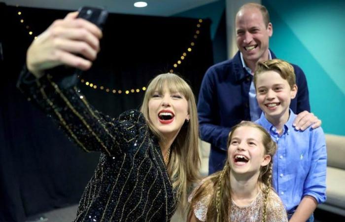 En el Reino Unido: el selfie de Taylor Swift con el príncipe William genera revuelo