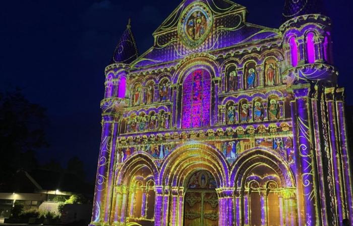 Nuevas y espectaculares iluminaciones para Notre-Dame-la-Grande