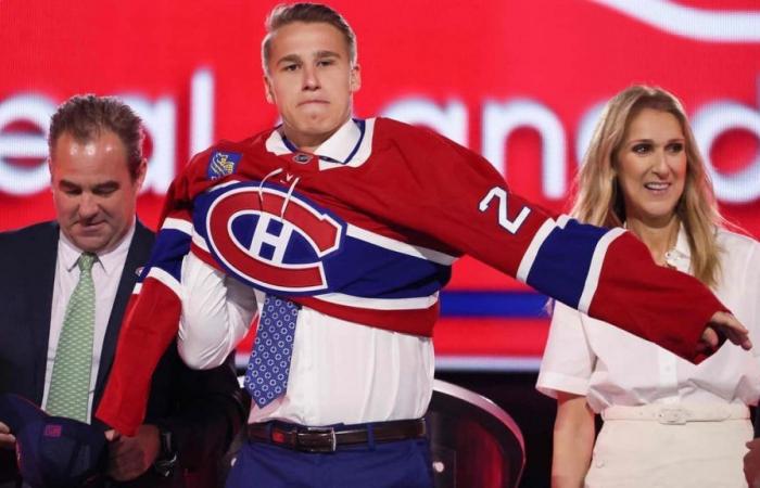 Draft de la NHL: la canadiense tenía una sorpresa reservada, fue Céline Dion quien eligió a Ivan Demidov