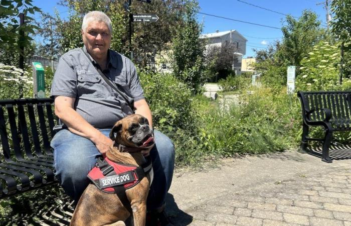 Un residente de Sherbrooke denuncia que le han negado la entrada a cuatro negocios con su perro guía