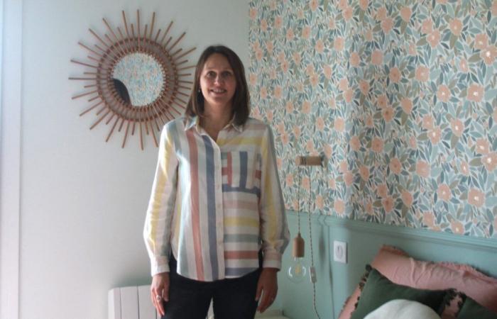 Aurélie Matelet, 44 años, se instala como interiorista y colorista en Coëx