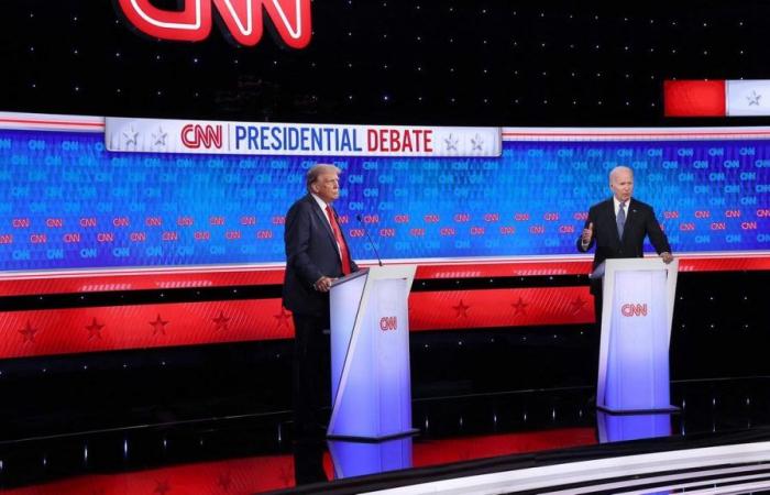 Biden y Trump entablan una dura guerra de palabras en el primer debate televisivo