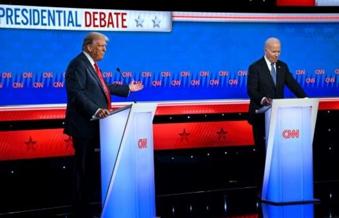 Biden titubea durante su debate contra Trump