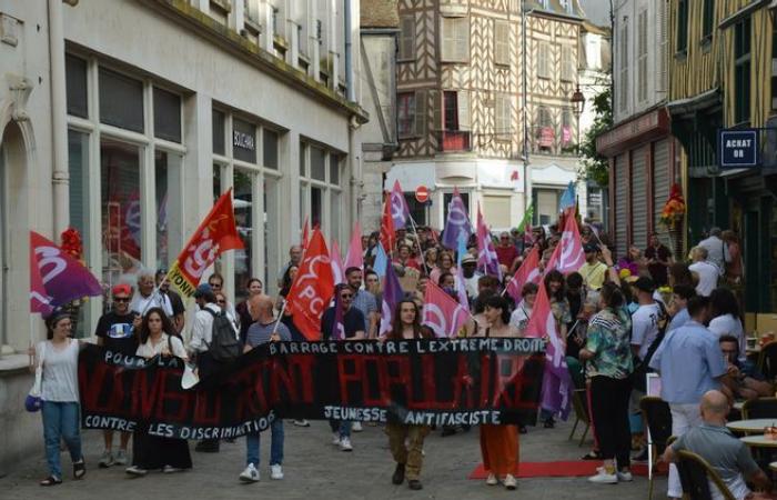 150 personas en la calle contra la extrema derecha en Auxerre
