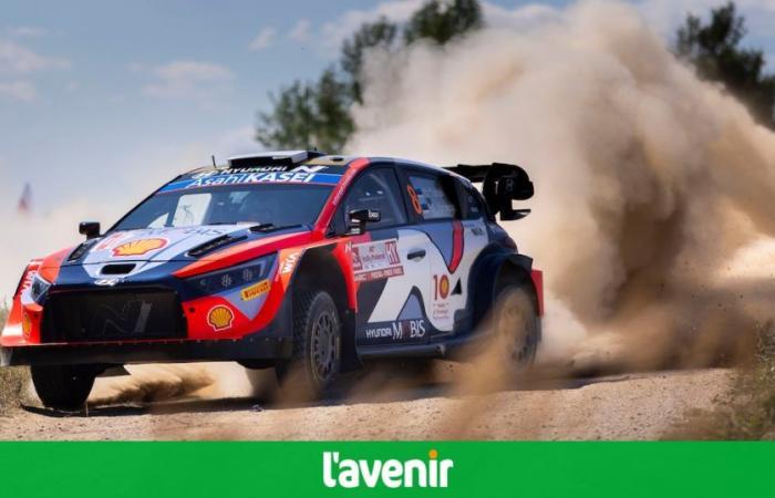 Rally de Polonia: Tanak se retira por el día, Thierry Neuville (Hyundai) 7º después del primer bucle del viernes, Mikkelsen a la cabeza