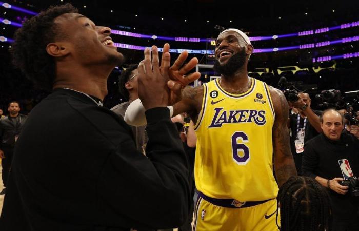 NBA – Bronny James, hijo de LeBron, fue seleccionado por los Lakers