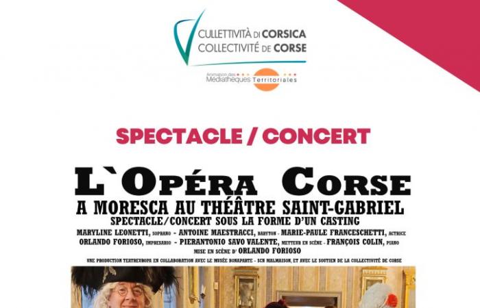 Espectáculo / Concierto: “La Ópera de Córcega” dirigida por Orlando Furioso – Place de l’Église Saint Michel