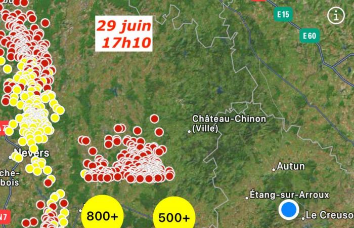 Alerta naranja: esta vez las tormentas están en Borgoña