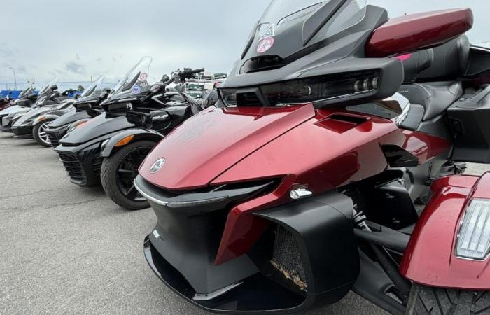 Casi 400 motociclistas se reunieron en Sept-Îles este fin de semana
