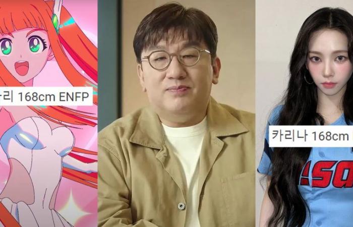 Bang Si Hyuk acusado por usuarios de Internet de tener una obsesión con KARINA (aespa) tras la creación del grupo de chicas virtual de HYBE – K-GEN