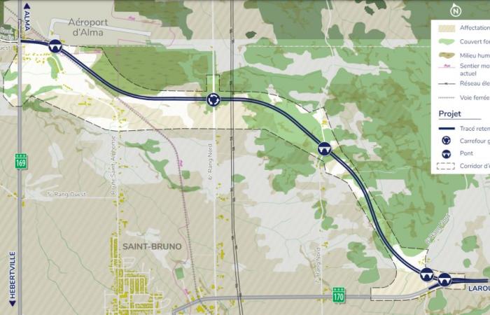 Ampliación de la autopista Alma-La Baie: se anuncia el trazado definitivo