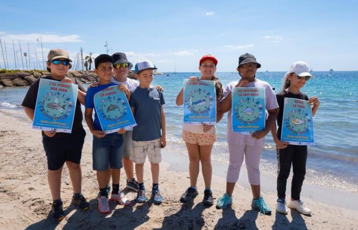 Contaminación acústica: Estelle Lefébure se reúne con estudiantes de la escuela Marcel Pagnol de Cannes en el marco del concurso “Océano pour tous”