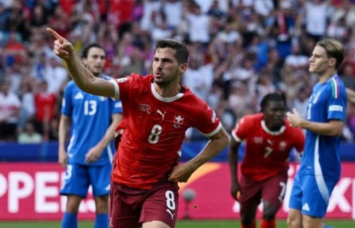 Suiza elimina a Italia, vigente campeona, y se clasifica para cuartos de final de la Eurocopa