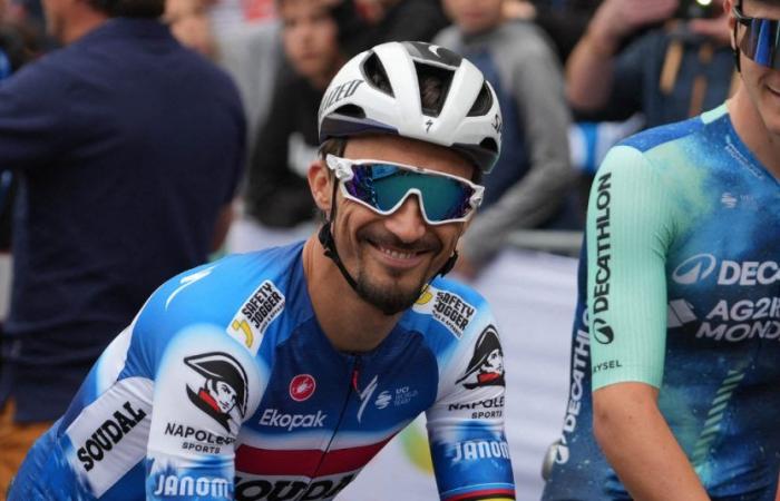 Lejos del Tour de Francia, Julian Alaphilippe se divierte