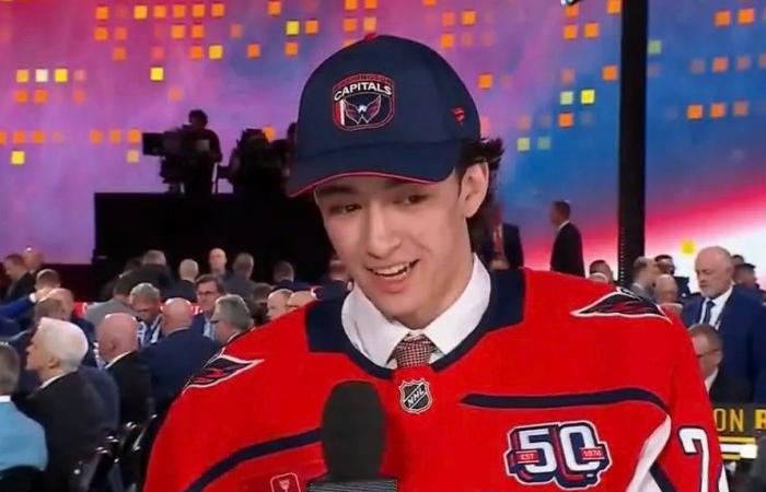 Washington Capitals selecciona a Terik Parascak con la 17.ª selección general del Draft de la NHL de 2024